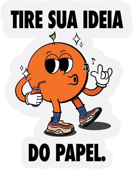 Adesivo: Tire sua ideia do papel